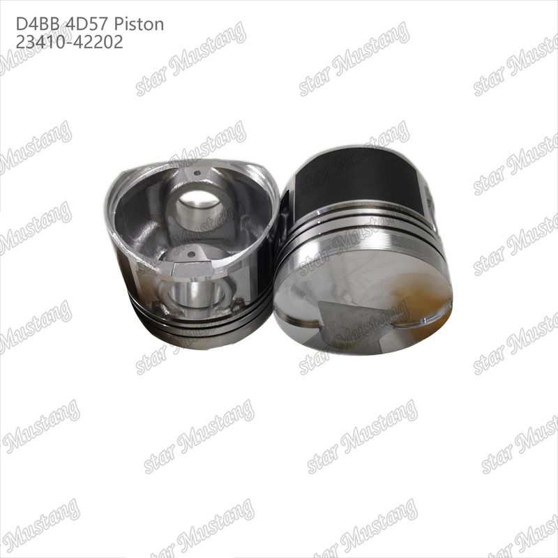 ความทนทานสูง พิสตันเครื่องยนต์ดีเซลสําหรับ D4BB 4D57 23410-42202 น้ําหนักเบาและทนทาน