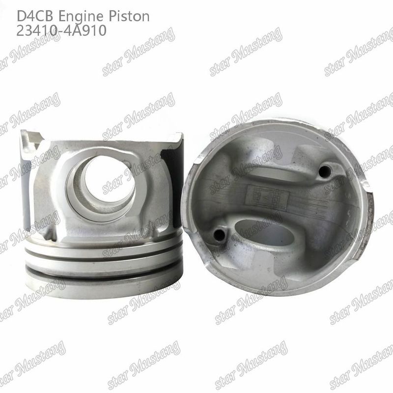 น้ําหนักเบา พิสตัน D4CB 52mm ห้องเผาไหม้ 23410-4A910 สําหรับอัตราการไหลระดับกลาง