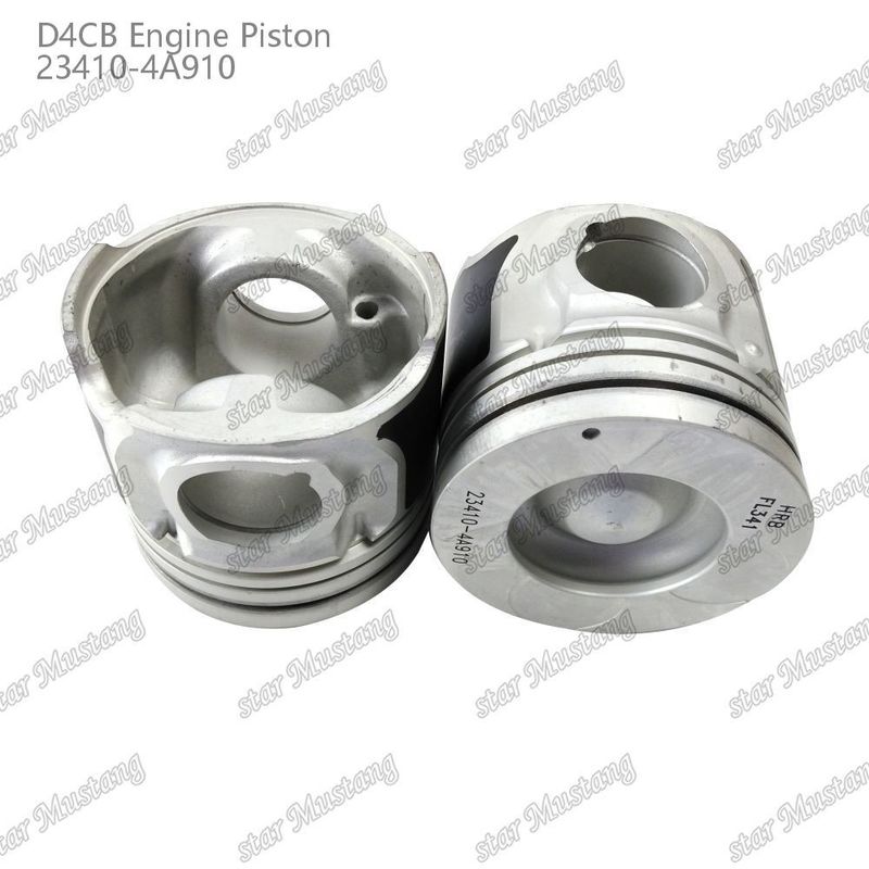 น้ําหนักเบา พิสตัน D4CB 52mm ห้องเผาไหม้ 23410-4A910 สําหรับอัตราการไหลระดับกลาง