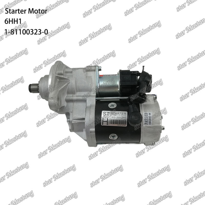 สถานการณ์ 6HH1 มอเตอร์สตาร์เตอร์ มอเตอร์ 11T 24V 5.0KW 1-81100323-0 1-81100307-0 สําหรับอะไหล่เครื่องยนต์ ISUZU
