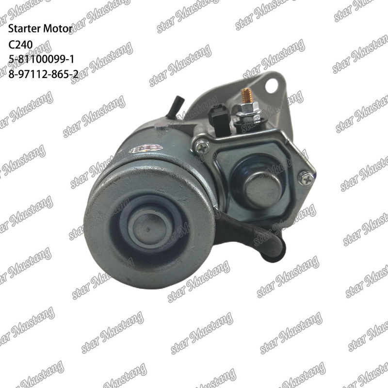 C240 มอเตอร์สตาร์เตอร์ มอเตอร์ 9T 12V 5-81100099-1 8-97112-865-2 สําหรับอะไหล่เครื่องยนต์ ISUZU