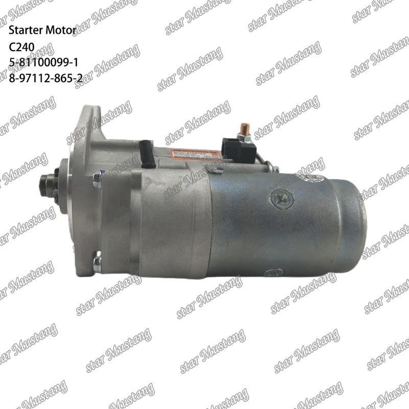 C240 มอเตอร์สตาร์เตอร์ มอเตอร์ 9T 12V 5-81100099-1 8-97112-865-2 สําหรับอะไหล่เครื่องยนต์ ISUZU