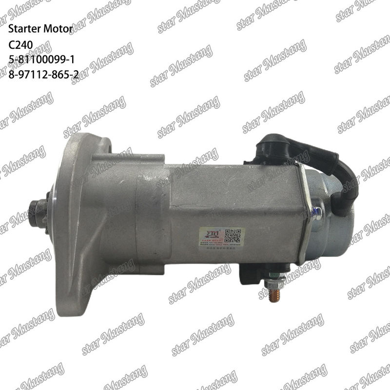 C240 มอเตอร์สตาร์เตอร์ มอเตอร์ 9T 12V 5-81100099-1 8-97112-865-2 สําหรับอะไหล่เครื่องยนต์ ISUZU