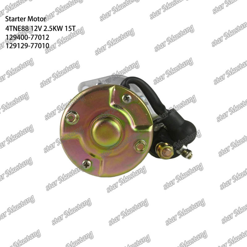4TNE88 เครื่องยนต์ เครื่องเริ่มเครื่องยนต์ 12V 2.5KW 15T 129400-77012 129129-77010 สําหรับเครื่องยนต์ YANMAR