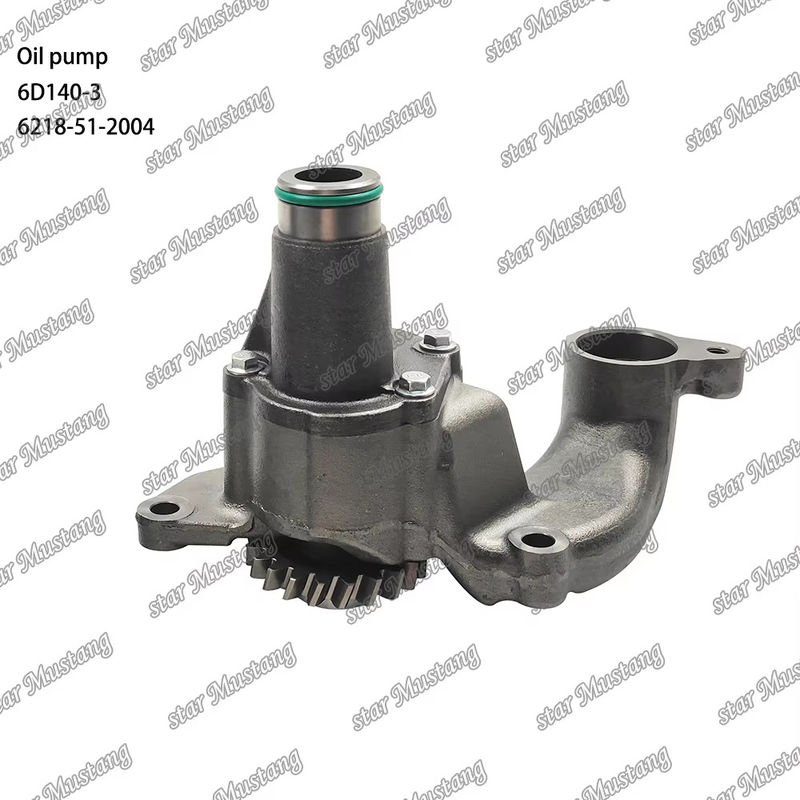 ปั๊มน้ํามันเดิม 6D140-3 6218-51-2004 เหมาะสําหรับอะไหล่เครื่องยนต์ Mitsubishi