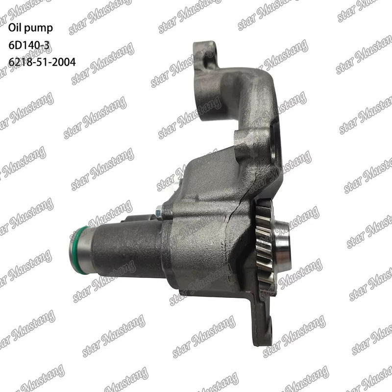 ปั๊มน้ํามันเดิม 6D140-3 6218-51-2004 เหมาะสําหรับอะไหล่เครื่องยนต์ Mitsubishi