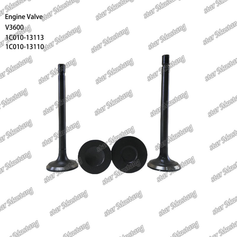 เครื่องยนต์ดีเซล ส่วนต้นของสต็อก องค์ประกอบโครงสร้างรวม วาล์ว V3600 1C010-13113 1C010-13110