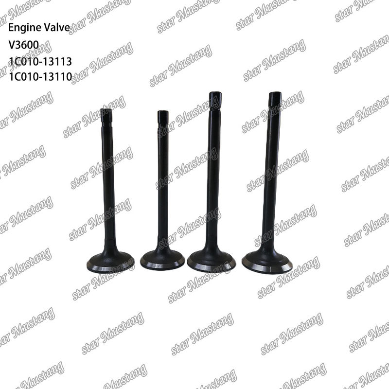 เครื่องยนต์ดีเซล ส่วนต้นของสต็อก องค์ประกอบโครงสร้างรวม วาล์ว V3600 1C010-13113 1C010-13110