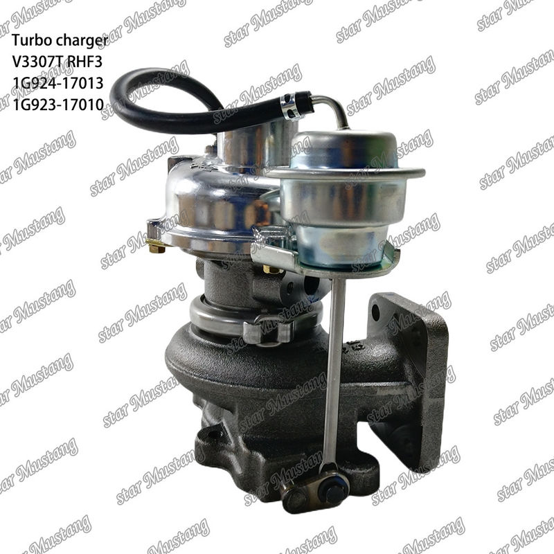 ทอร์โบชาร์เจอร์ V3307T 1G924-17013 RHF3 1G923-17010 เหมาะสําหรับสําหรับส่วนเครื่องยนต์ KUBOTA