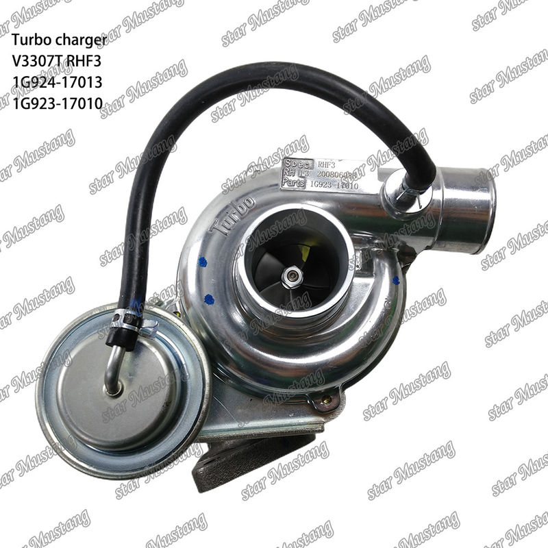 ทอร์โบชาร์เจอร์ V3307T 1G924-17013 RHF3 1G923-17010 เหมาะสําหรับสําหรับส่วนเครื่องยนต์ KUBOTA