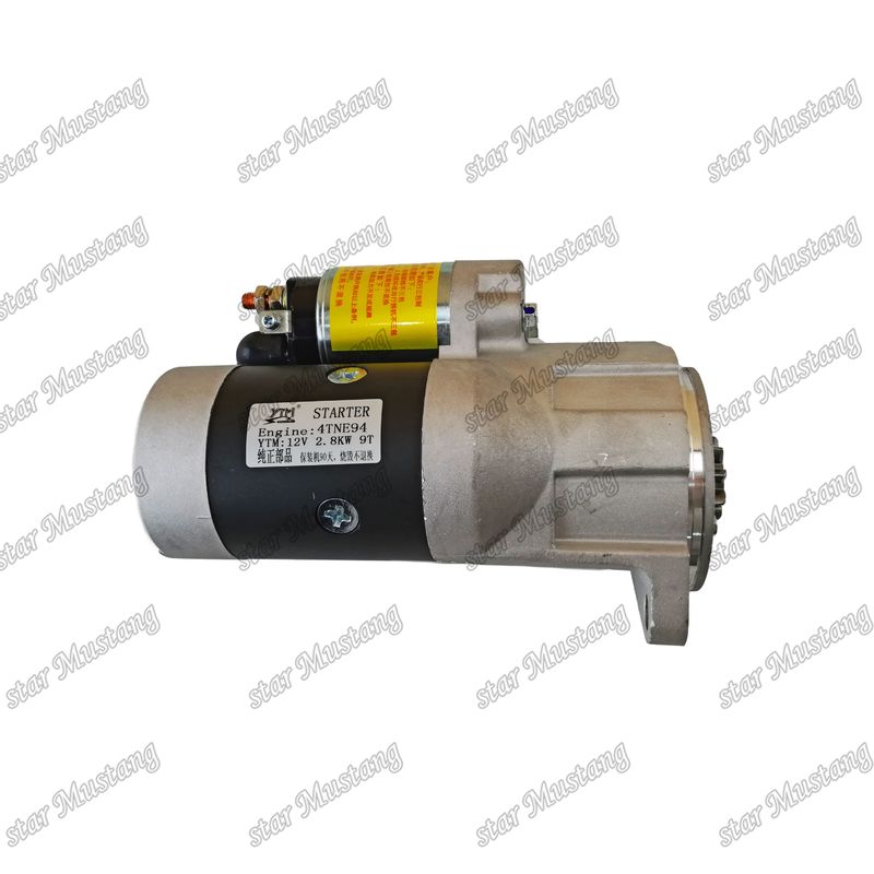 4TNE94 มอเตอร์สตาร์เตอร์ มอเตอร์ 12V 2.8KW 9T สําหรับยนต์ YANMAR