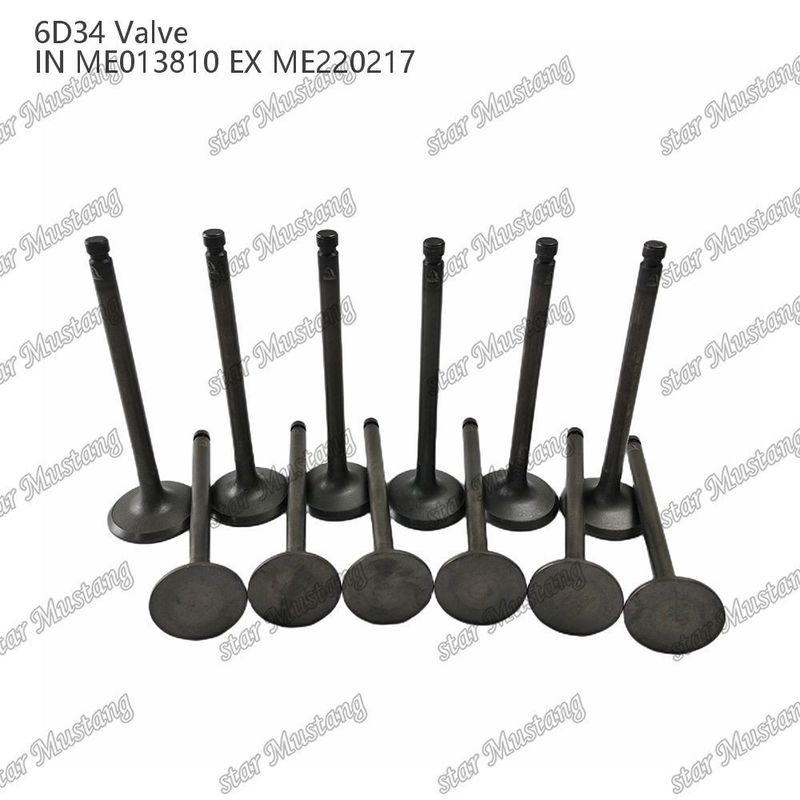 วาล์วโครงสร้างอินเทกรัล 6D34 ME013810 ME220217 เครื่องยนต์ดีเซล อะไหล่ ของเดิม