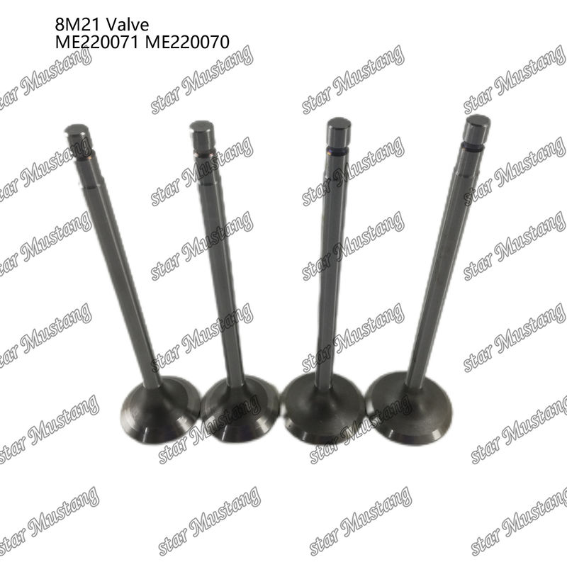 วาล์วโครงสร้างอินเทกรัล 8M21 ME220071 ME220070 เครื่องยนต์ดีเซล อะไหล่เดิม