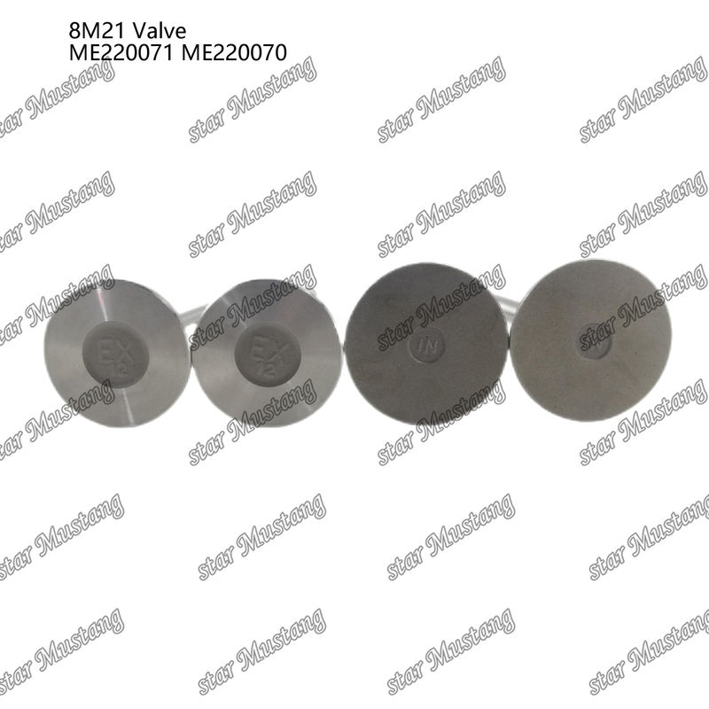 วาล์วโครงสร้างอินเทกรัล 8M21 ME220071 ME220070 เครื่องยนต์ดีเซล อะไหล่เดิม
