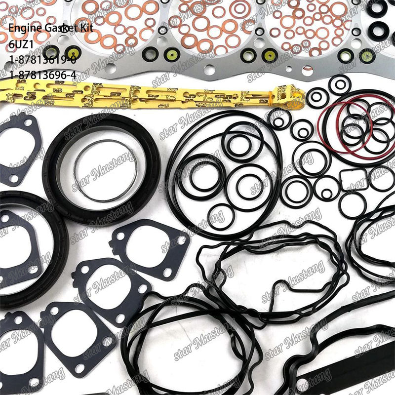 ชุดกระปุกเต็ม 6UZ1 1-87813619-0 1-87813696-4 เหมาะสําหรับอะไหล่เครื่องยนต์ ISUZU