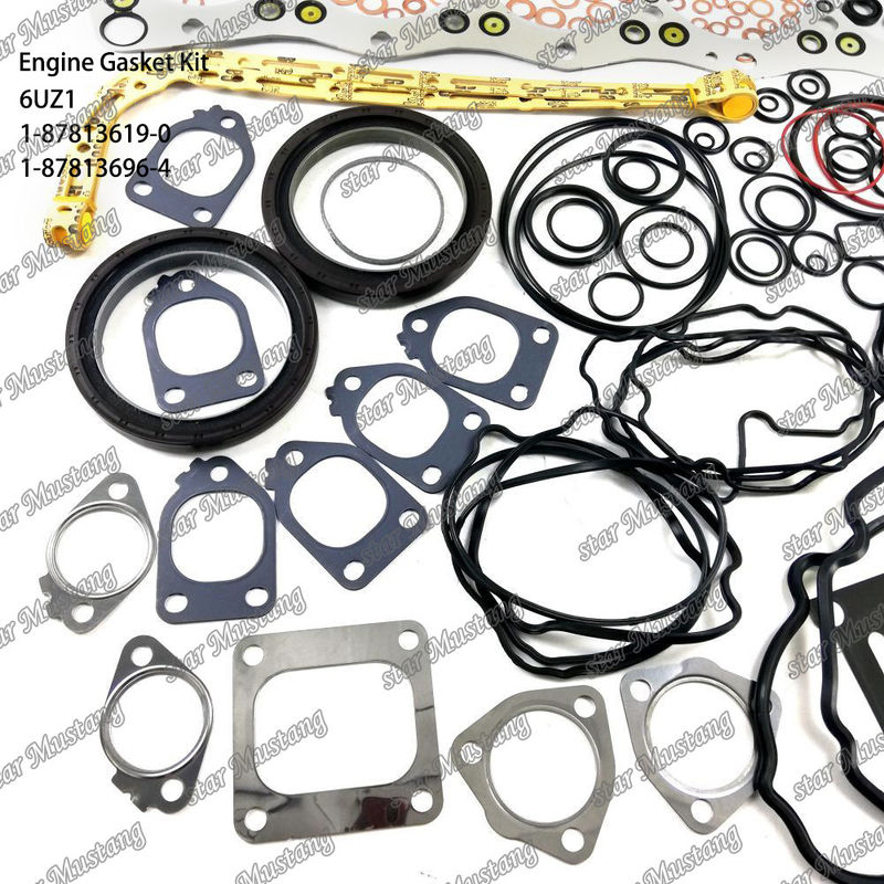 ชุดกระปุกเต็ม 6UZ1 1-87813619-0 1-87813696-4 เหมาะสําหรับอะไหล่เครื่องยนต์ ISUZU