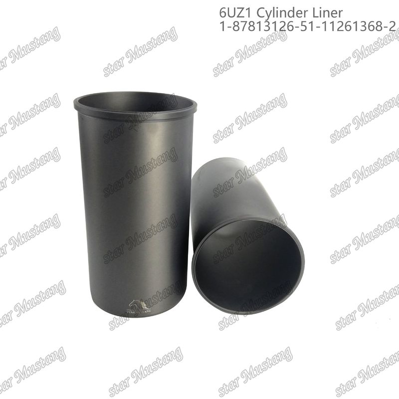 ซิลินเดอร์ไลนเนอร์ 6UZ1 1-87813126-5 1-11261368-2 เหมาะสําหรับส่วนยนต์ ISUZU