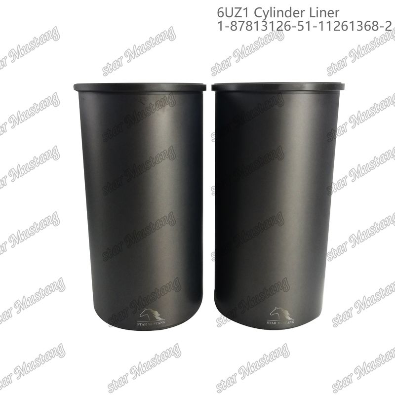 ซิลินเดอร์ไลนเนอร์ 6UZ1 1-87813126-5 1-11261368-2 เหมาะสําหรับส่วนยนต์ ISUZU