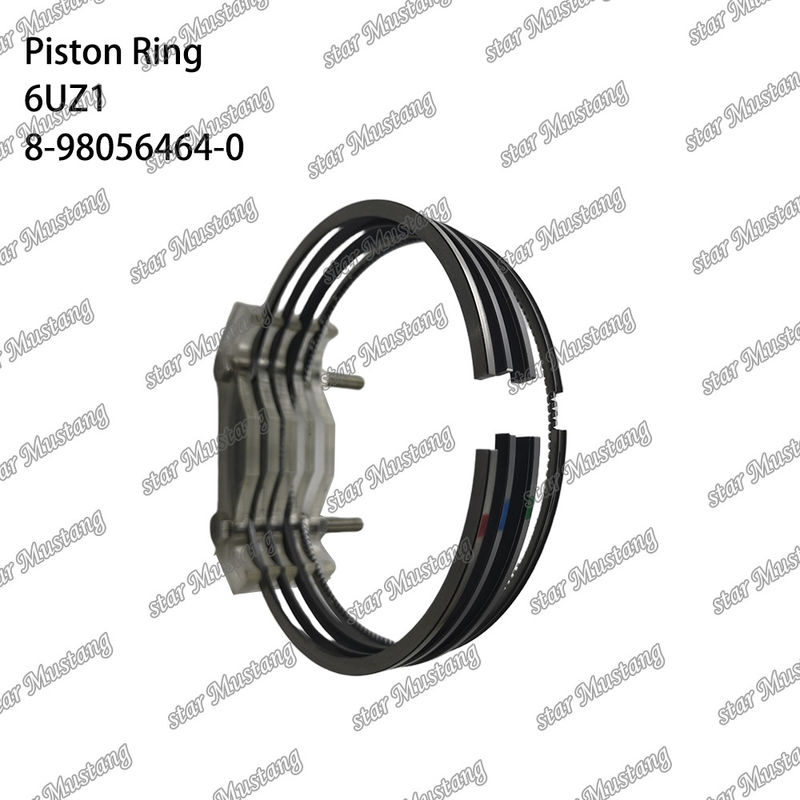 แหวนพิสตัน 6UZ1 8-98056464-0 1-87813127-0 เหมาะสําหรับอะไหล่เครื่องยนต์ Isuzu