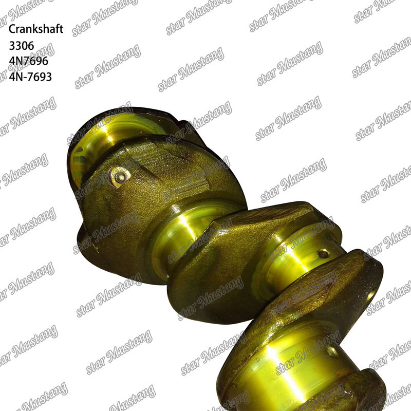 เหล็กกล้าขึ้นรูป 4N7696 4N-7693 ชิ้นส่วนเครื่องยนต์ดีเซล CAT 3306 รถขุด รถบัส รถบรรทุก เพลาข้อเหวี่ยง