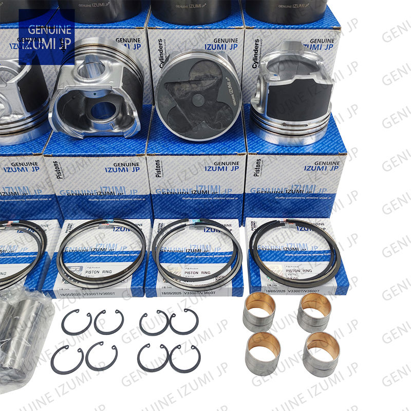 V3300T-12V เครื่องยนต์ Liner Kit Set 1G563-21774 สําหรับ Kubota เครื่องยนต์อะไหล่