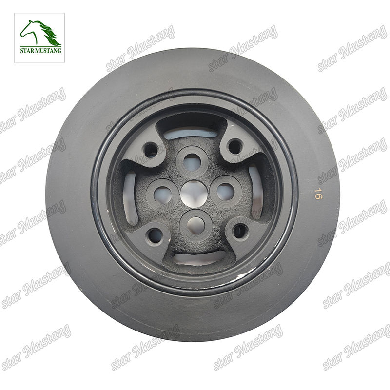 HD-2094 พู่เลย์เพลาข้อเหวี่ยง PC300-7 เส้นผ่านศูนย์กลางภายนอก 228 มม. สำหรับอะไหล่เครื่องยนต์รถขุด Komatsu