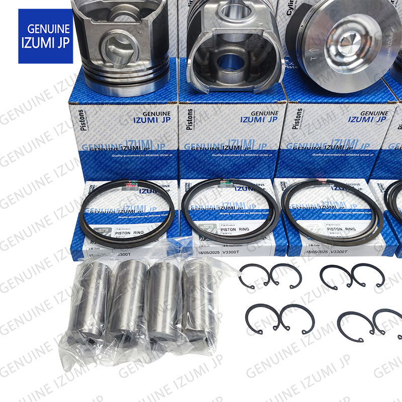 ชุดปลอกสูบ V3300T-16V ลูกสูบ 1C050-21112 สำหรับอะไหล่ซ่อมเครื่องยนต์ดีเซล Kubota
