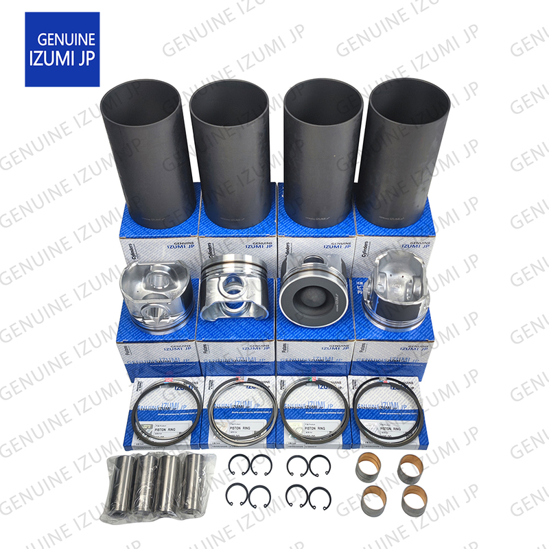 ชุดปลอกสูบ V3800T ลูกสูบ 1J508-21110 สำหรับอะไหล่ซ่อมเครื่องยนต์ดีเซล Kubota
