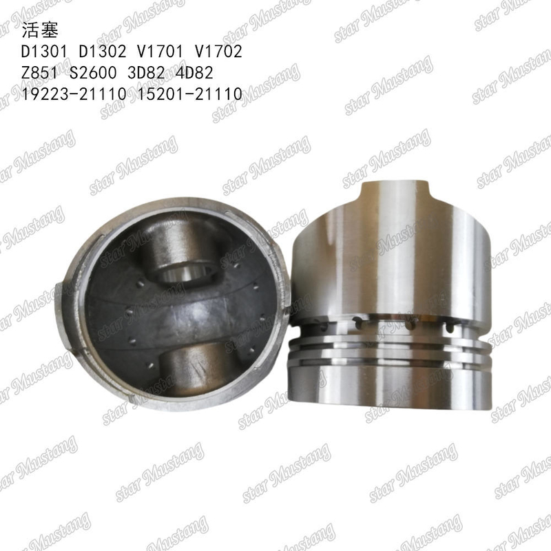 ลูกสูบ D1301 D1302 V1701 V1702 Z851 S2600 3D82 4D82 19223-21110 15201-21110 เหมาะสำหรับ อะไหล่เครื่องยนต์ KUBOTA