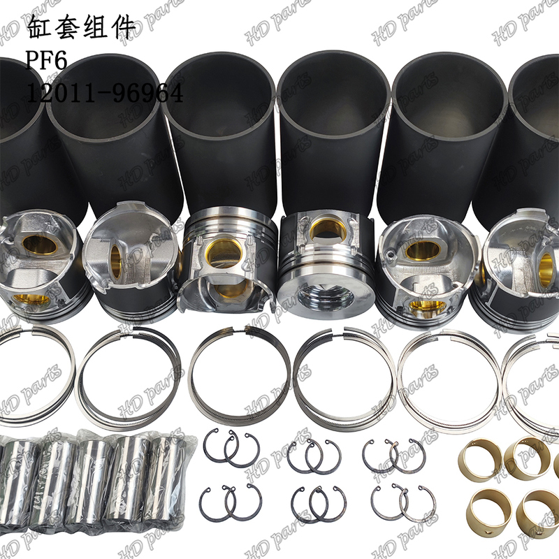 Engine PF6 Cylinder Liner Kit Piston 12011-96964 For Nissan Engine Spare Parts